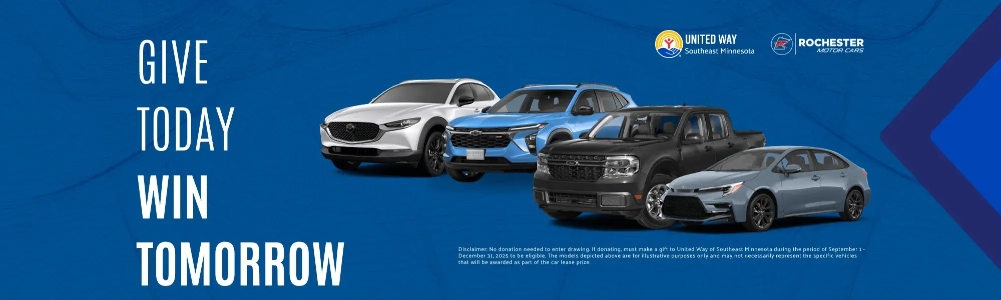 Four cars on blue background.